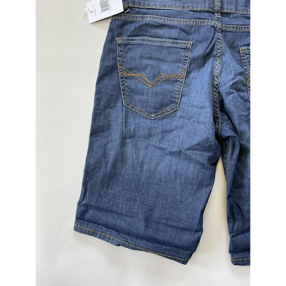 Guess Men's Eco Slim Fit Short Feather Weight Denim In Blue Size 30 - Picture 8 of 8
